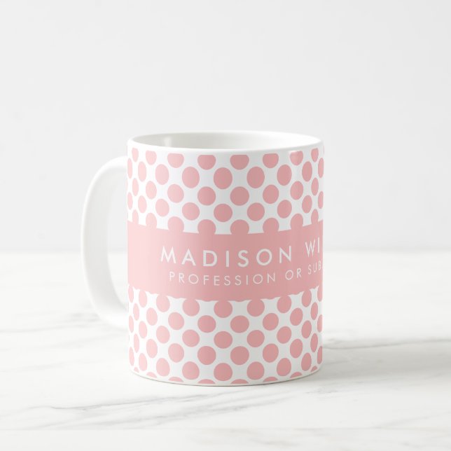 Personalized Geometric Pattern Mug (Front Left)