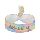 Personalized Geometric Rainbow Hair Tie