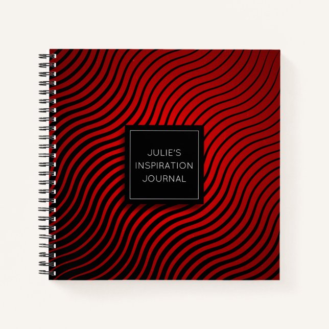Personalized Geometric Waves Journal (Front)