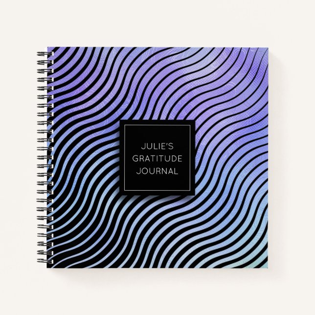 Personalized Geometric Waves Journal (Front)