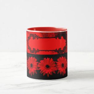 Personalized Gerbera Daisy Mug