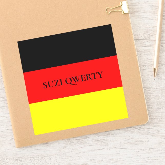 Personalized German Flag (Notebook)