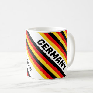 Personalized  German Flag Coffee Mug