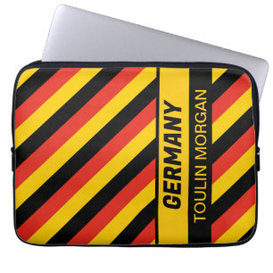 Personalized German Flag Laptop Sleeve