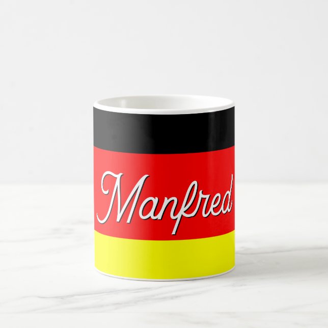 Personalized German Flag Magic Mug (Center)