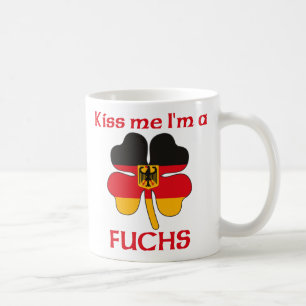 Personalized German Kiss Me I'm Fuchs Coffee Mug