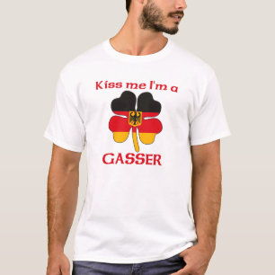 Personalized German Kiss Me I'm Gasser T-Shirt