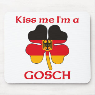 Personalized German Kiss Me I'm Gosch Mouse Pad