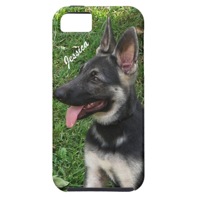 Personalized: German Shepherd iPhone 5 Case (Back)
