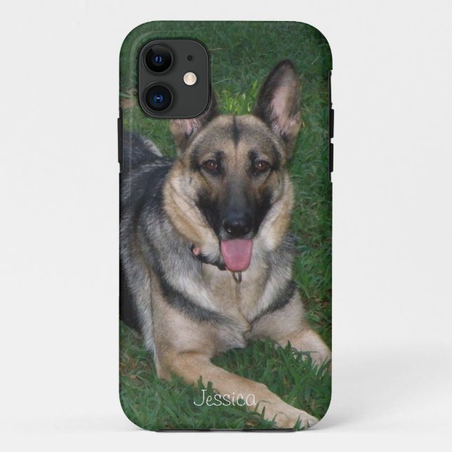 Personalized: German Shepherd iPhone 5 Case (Back)