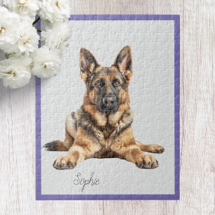 Personalized German Shepherd Jigsaw Puzzle
