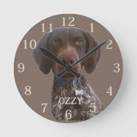Personalized German Short haired Pointer clock