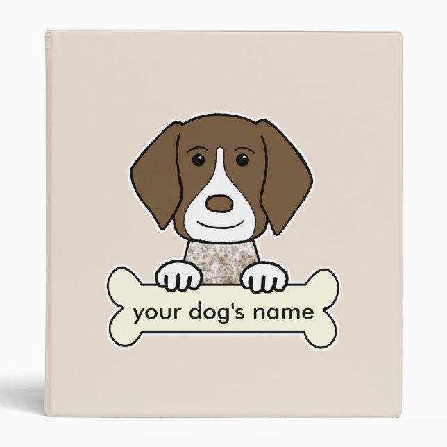 Personalized German Shorthaired Pointer Binder (Front)