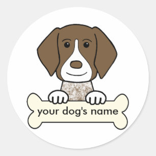 Personalized German Shorthaired Pointer Classic Round Sticker