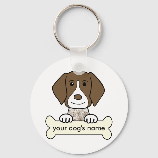 Personalized German Shorthaired Pointer Keychain (Front)