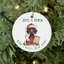 Personalized German Shorthaired Pointer Nurse Chri