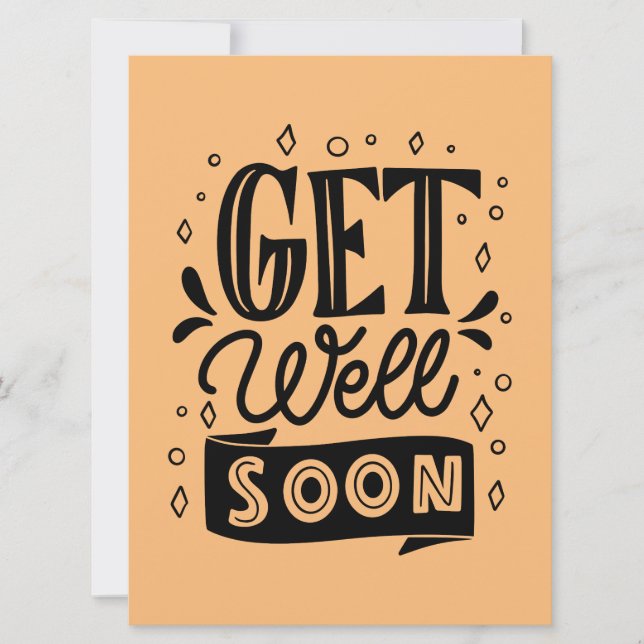 Personalized Get Well soon Card (Front)