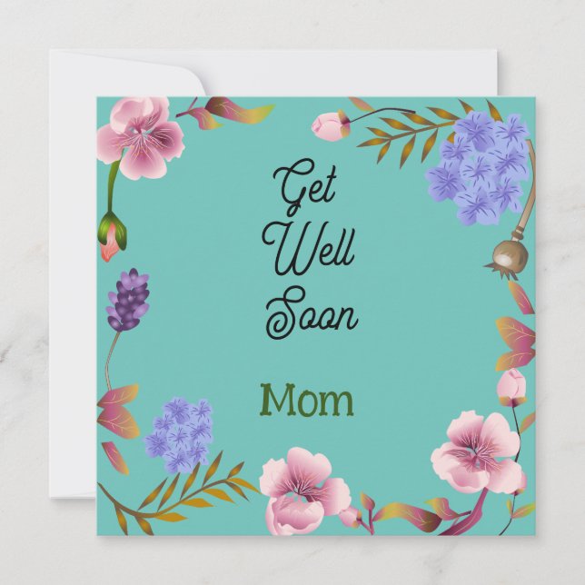Personalized Get Well Soon Card (Front)