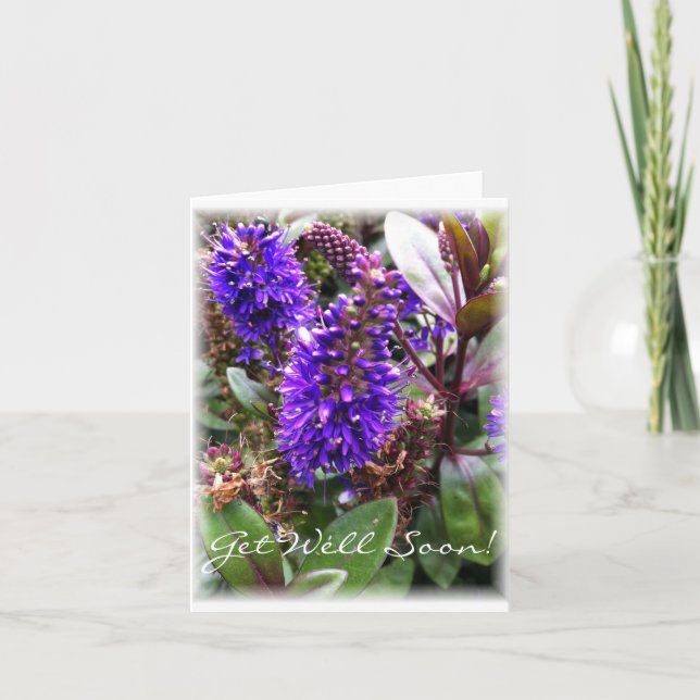 Personalized Get Well Soon Note Card (Front)