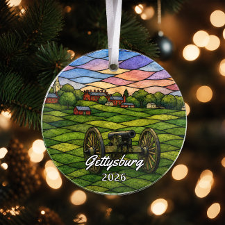 Personalized Gettysburg National Military Park Acr Ornament