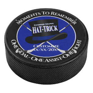 Personalized GH Hat Trick Hockey Puck