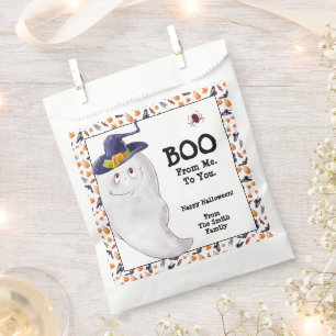 Personalized Ghost Happy Halloween Favour Bag