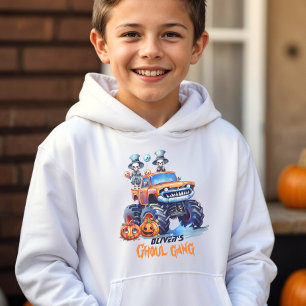 Personalized Ghoul Gang Boys Halloween Hoodie