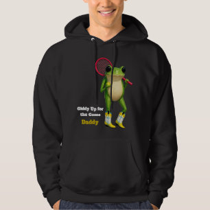 Personalized Giddy Up For The Game Daddy   Quirky  Hoodie