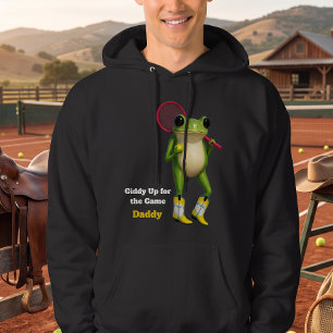 Personalized Giddy Up For The Game Daddy   Quirky  Hoodie