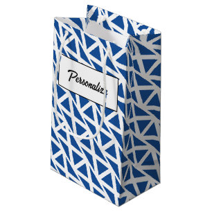 Personalized gift bags with Scottish country flag