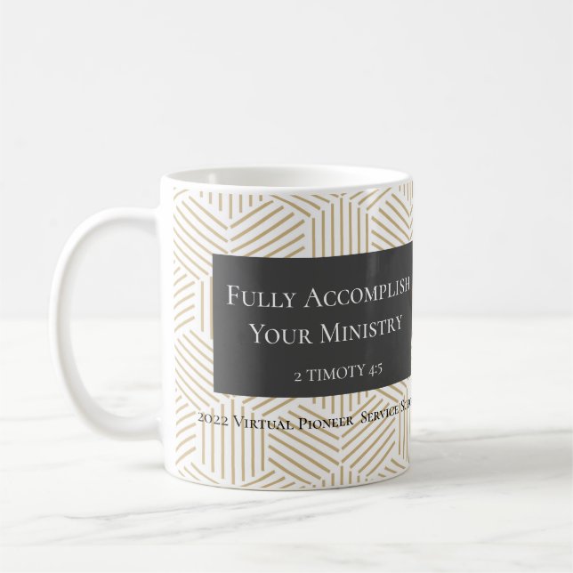 Personalized gift for 2022 JW pioneer brothers Coffee Mug (Left)