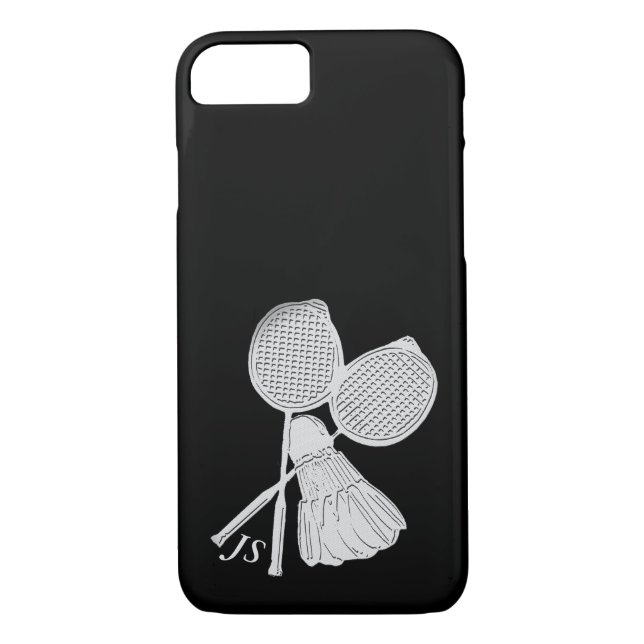 Personalized Gift for Badminton Player Case-Mate iPhone Case (Back)