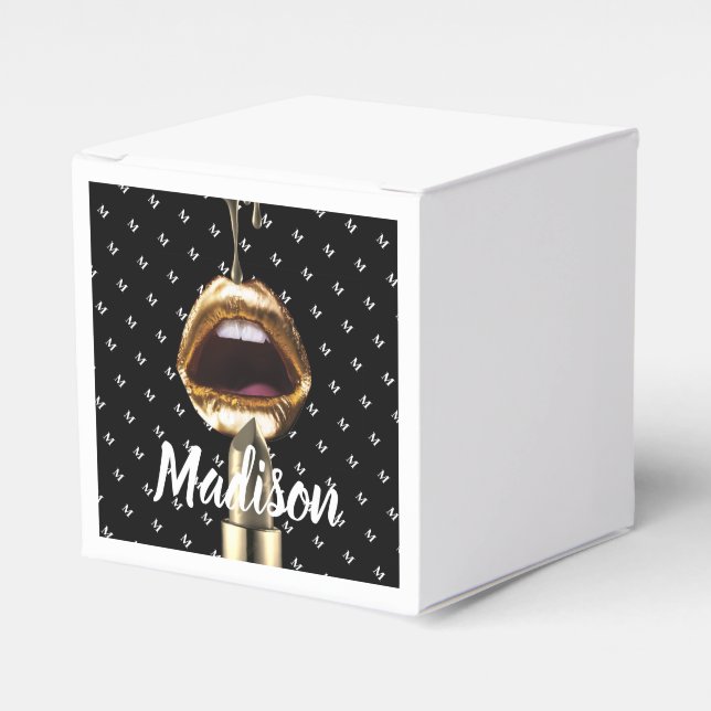 Personalized Gift for Birthday, Bride, Wedding Favor Box (Front Side)