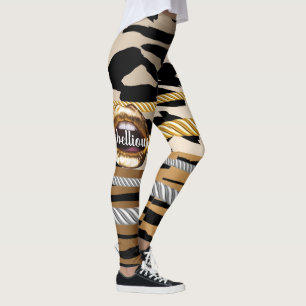 Personalized Gift for Birthday, Bride, Wedding Leggings