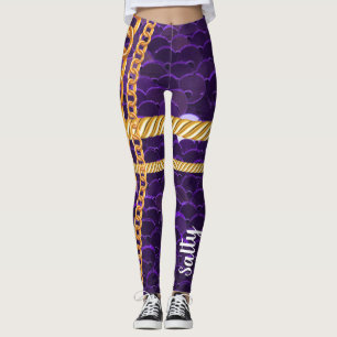 Personalized Gift for Birthday, Bride, Wedding Leggings