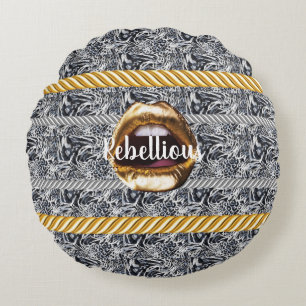 Personalized Gift for Birthday, Bride, Wedding Round Pillow