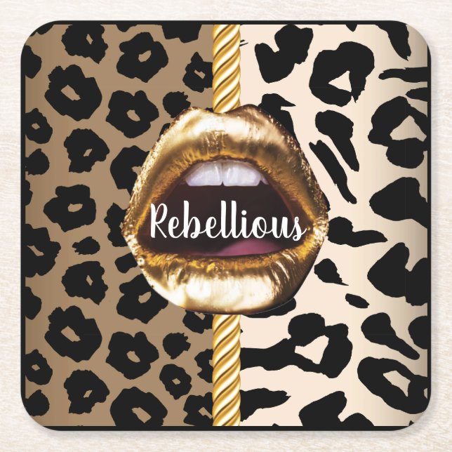 Personalized Gift for Birthday, Bride, Wedding Square Paper Coaster (Front)