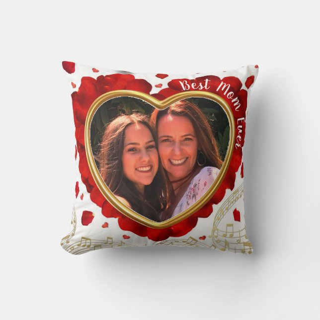 Personalized Gift for Birthday, Bride, Wedding Throw Pillow (Front)