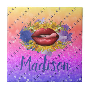 Personalized Gift for Bridesmaid, Wedding, Wife Tile