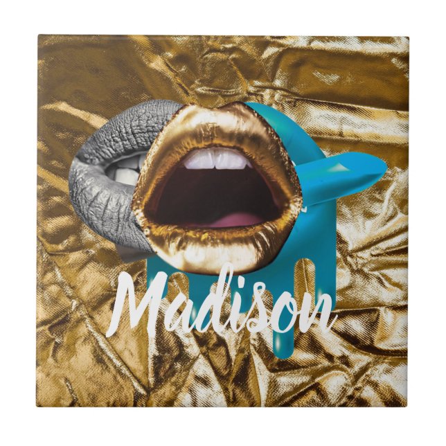 Personalized Gift for Bridesmaid, Wedding, Wife Tile (Front)