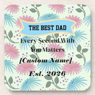 Personalized Gift for Dad Father's Day Gift Coaster