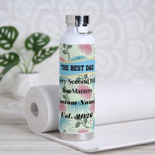 Personalized Gift for Dad Father's Day Gift Water Bottle