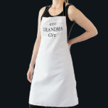 Personalized Gift For Grandma Grandmother Birthday Apron<br><div class="desc">You can customize it with your photo,  logo or with your text.  You can place them as you like on the customization page. Modern,  unique,  simple,  or personal,  it's your choice.</div>
