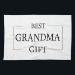 Personalized Gift For Grandma Grandmother Birthday Kitchen Towel<br><div class="desc">You can customize it with your photo,  logo or with your text.  You can place them as you like on the customization page. Modern,  unique,  simple,  or personal,  it's your choice.</div>