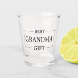 Personalized Gift For Grandma Grandmother Birthday Shot Glass<br><div class="desc">You can customize it with your photo,  logo or with your text.  You can place them as you like on the customization page. Modern,  unique,  simple,  or personal,  it's your choice.</div>