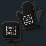 Personalized Gift For Grandpa Grandfather Birthday Oven Mitt & Pot Holder Set<br><div class="desc">You can customize it with your photo,  logo or with your text.  You can place them as you like on the customization page. Modern,  unique,  simple,  or personal,  it's your choice.</div>