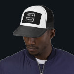 Personalized Gift For Grandpa Grandfather Birthday Trucker Hat<br><div class="desc">You can customize it with your photo,  logo or with your text.  You can place them as you like on the customization page. Modern,  unique,  simple,  or personal,  it's your choice.</div>