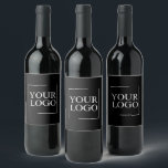 Personalized Gift For Men Birthday Present For Him Wine Label<br><div class="desc">Personalized Gift For Men Birthday Present For Him.
You can customize it with your photo,  logo or with your text.  You can place them as you like on the customization page. Modern,  unique,  simple,  or personal,  it's your choice.</div>