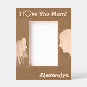 Personalized Gift for Mom Etched Frames