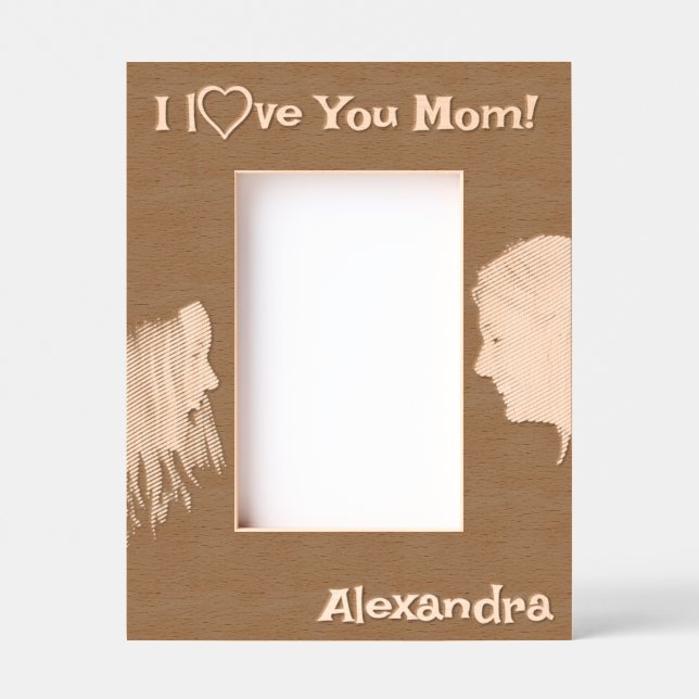 Personalized Gift for Mom Etched Frames (Front)